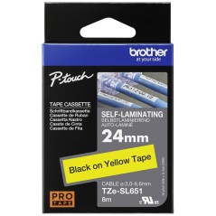 Buy Brother TZe SL651 Laminated Tape 24mm x 8m - Durable, High-Quality, Perfect for Labeling!